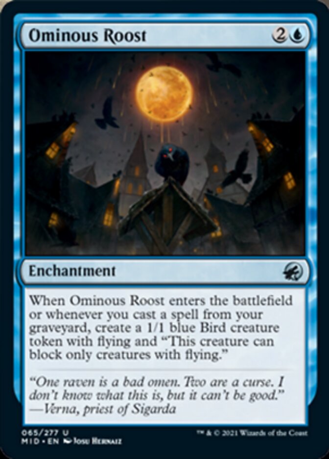 Ominous Roost [Innistrad: Midnight Hunt] | I Want That Stuff Brandon