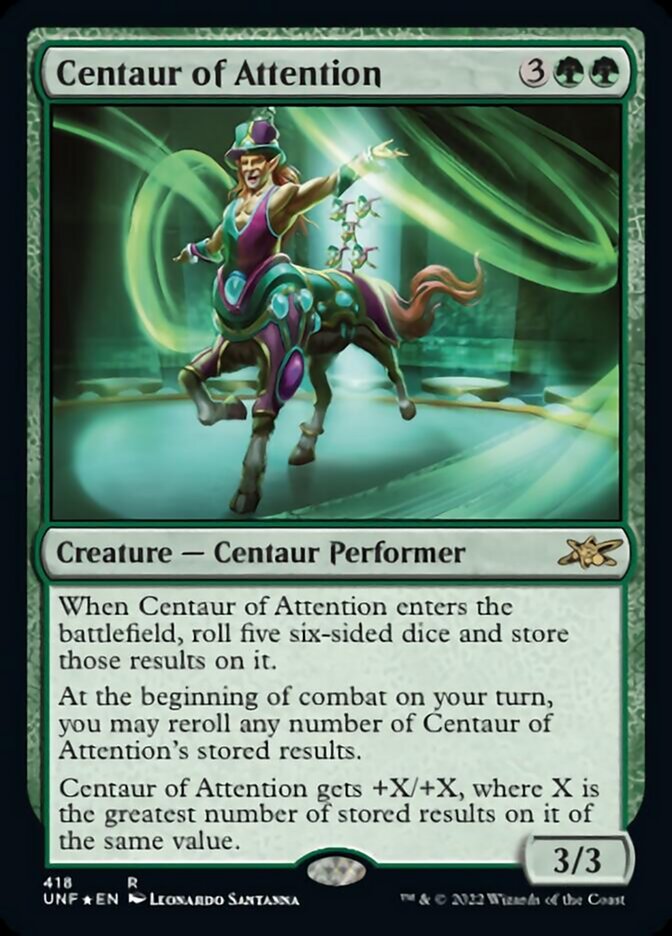 Centaur of Attention (Galaxy Foil) [Unfinity] | I Want That Stuff Brandon