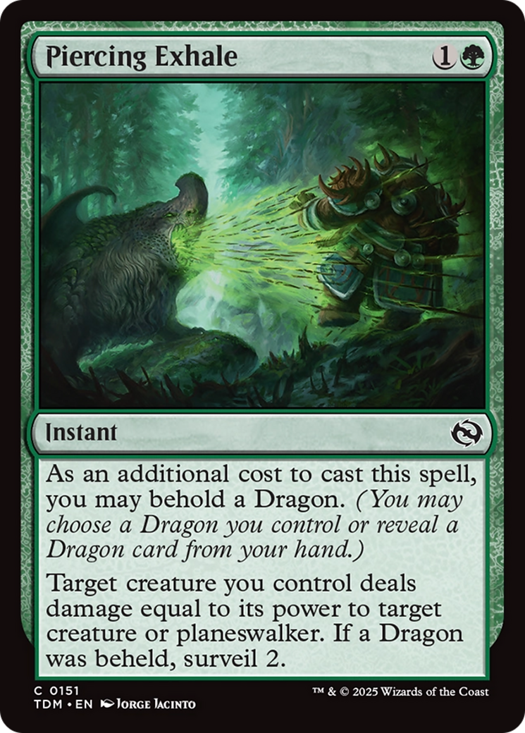 Piercing Exhale [Tarkir: Dragonstorm] | I Want That Stuff Brandon