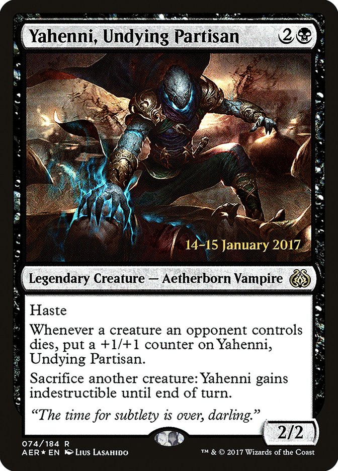 Yahenni, Undying Partisan [Aether Revolt Prerelease Promos] | I Want That Stuff Brandon