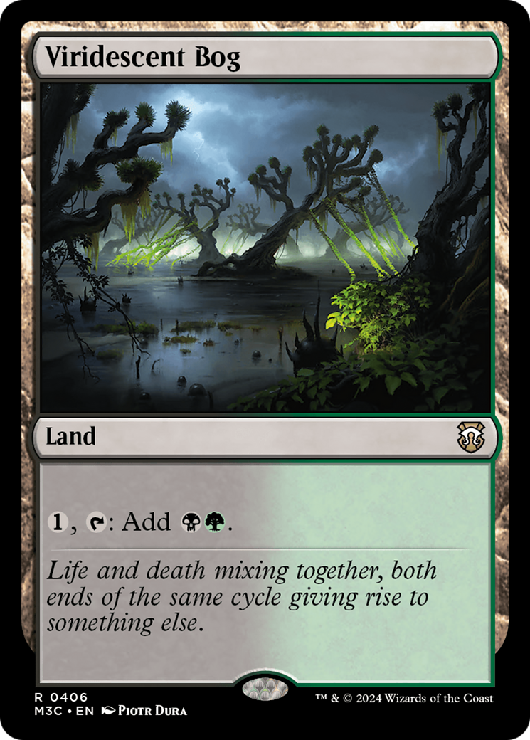 Viridescent Bog (Ripple Foil) [Modern Horizons 3 Commander] | I Want That Stuff Brandon