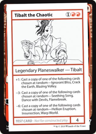 Tibalt the Chaotic (2021 Edition) [Mystery Booster Playtest Cards] | I Want That Stuff Brandon