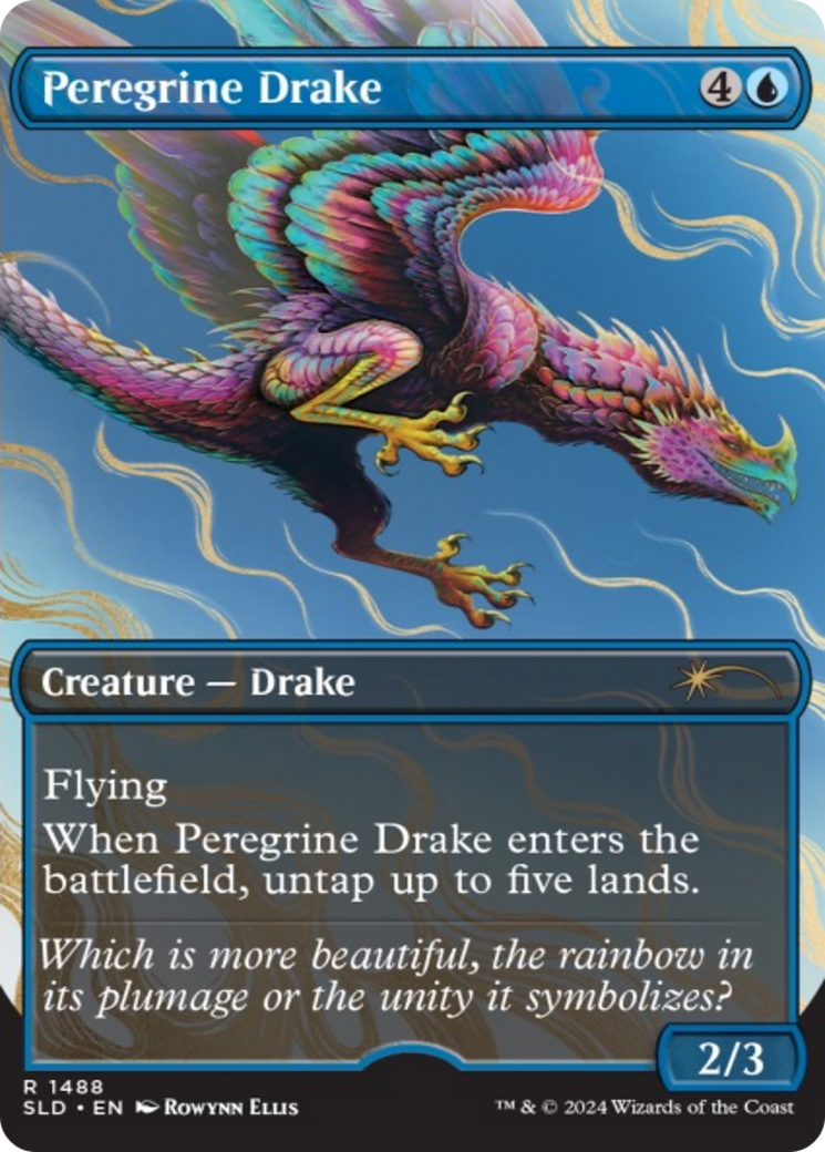 Peregrine Drake (Rainbow Foil) [Secret Lair Drop Series] | I Want That Stuff Brandon