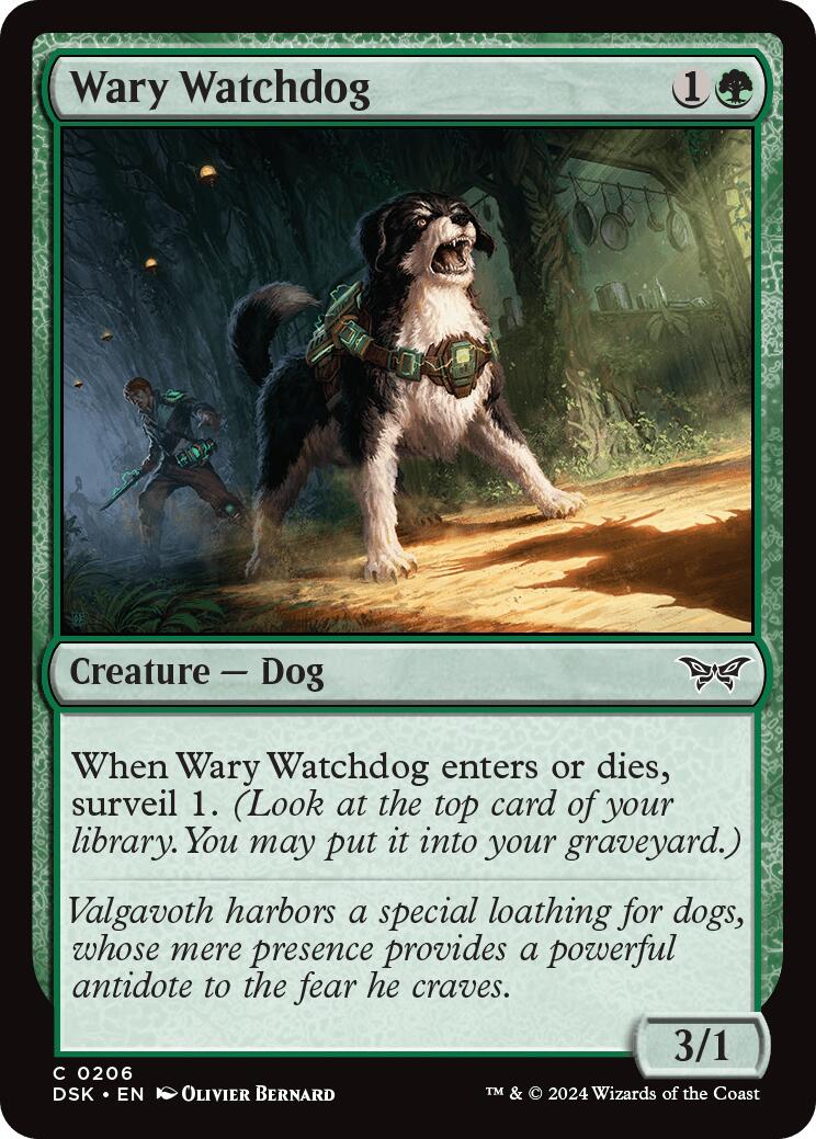 Wary Watchdog [Duskmourn: House of Horror] | I Want That Stuff Brandon