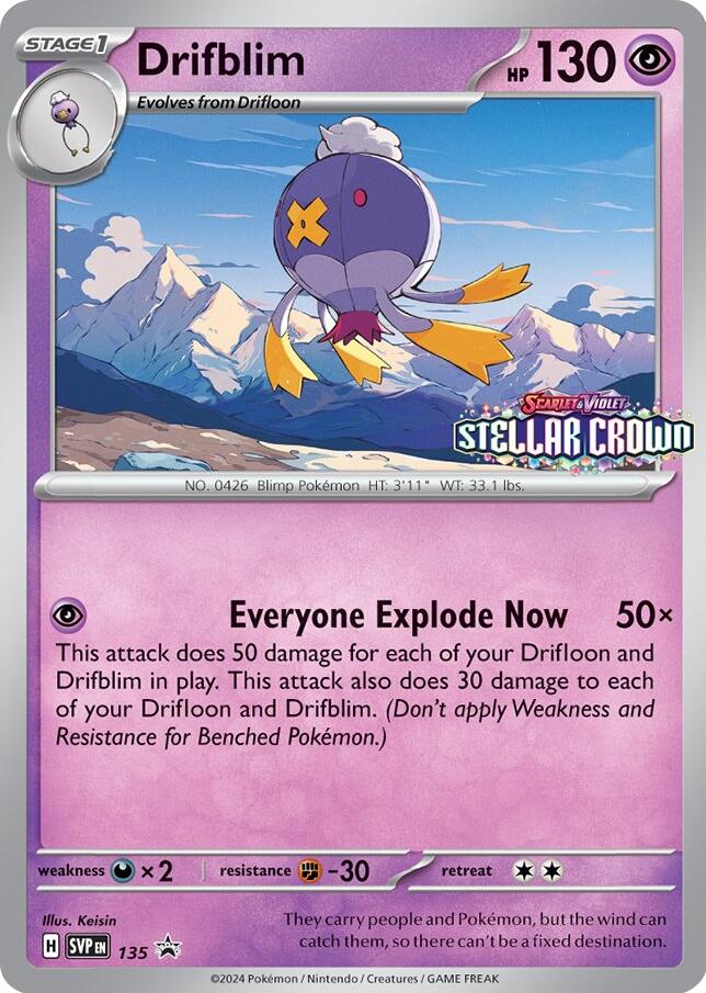 Drifblim (SVP135) [Scarlet & Violet: Black Star Promos] | I Want That Stuff Brandon