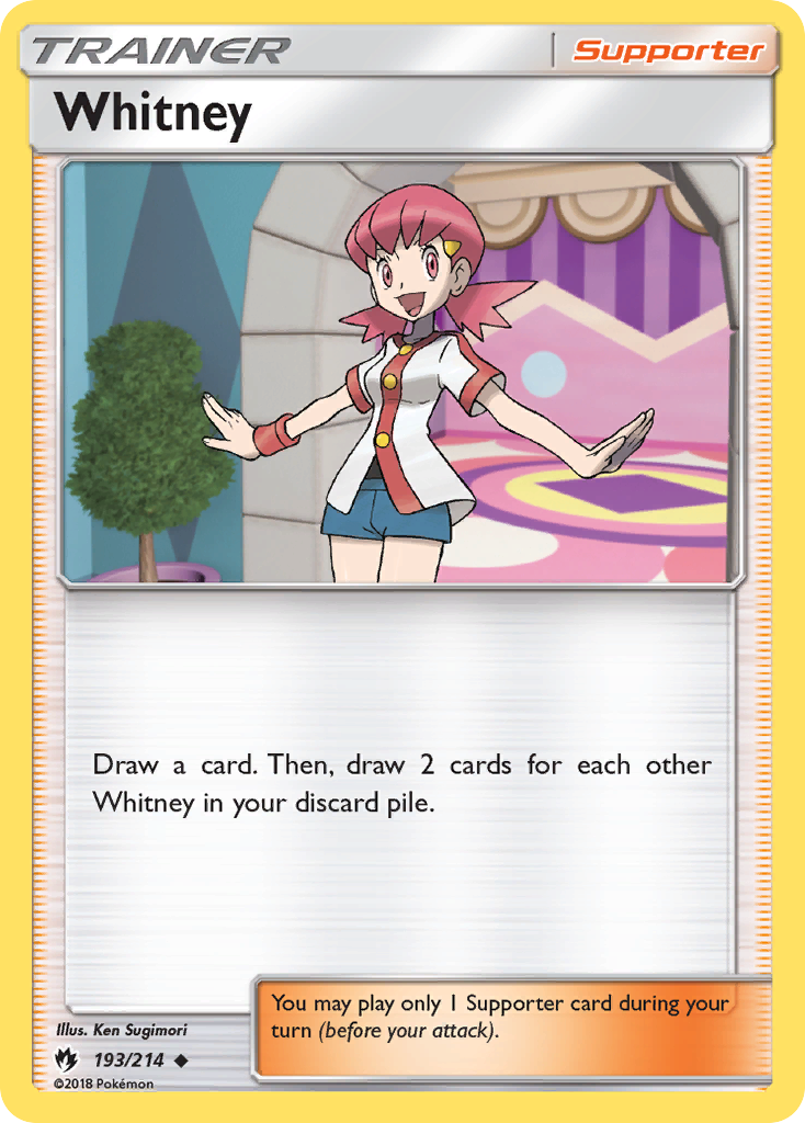 Whitney (193/214) [Sun & Moon: Lost Thunder] | I Want That Stuff Brandon