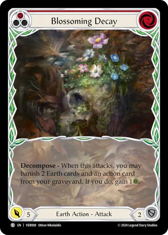 Blossoming Decay (Red) [VER008] (Rosetta Verdance Blitz Deck) | I Want That Stuff Brandon