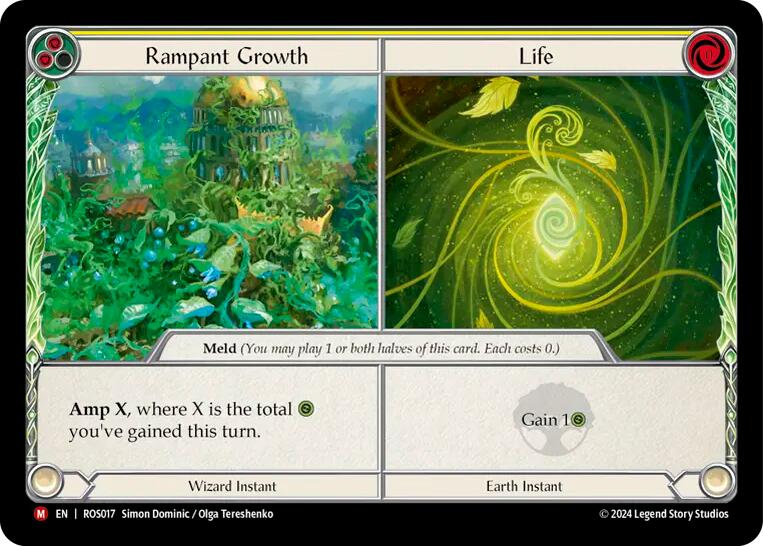 Rampant Growth // Life [ROS017] (Rosetta)  Rainbow Foil | I Want That Stuff Brandon