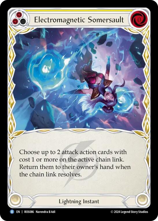 Electromagnetic Somersault (Yellow) [ROS086] (Rosetta)  Rainbow Foil | I Want That Stuff Brandon