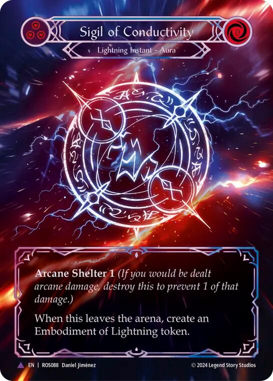 Sigil of Conductivity (Marvel) [ROS088] (Rosetta)  Cold Foil | I Want That Stuff Brandon