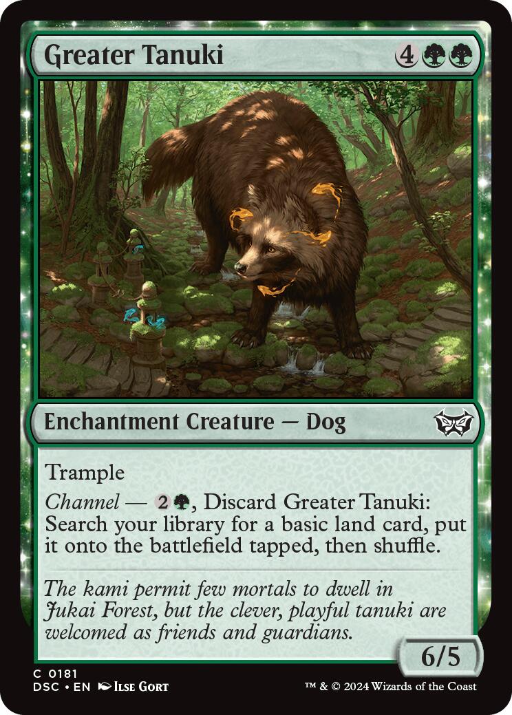 Greater Tanuki [Duskmourn: House of Horror Commander] | I Want That Stuff Brandon