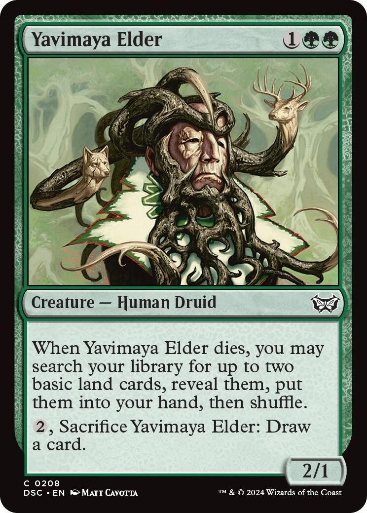 Yavimaya Elder [Duskmourn: House of Horror Commander] | I Want That Stuff Brandon