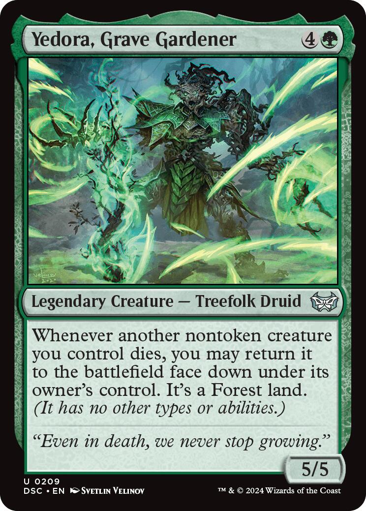 Yedora, Grave Gardener [Duskmourn: House of Horror Commander] | I Want That Stuff Brandon