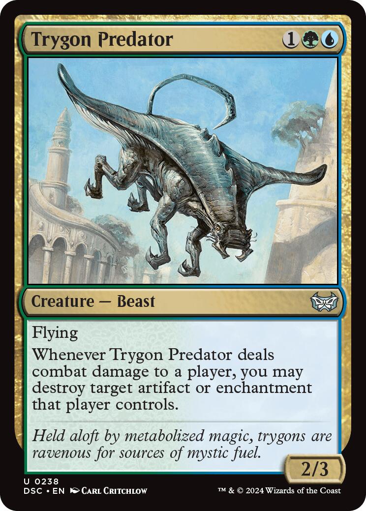 Trygon Predator [Duskmourn: House of Horror Commander] | I Want That Stuff Brandon