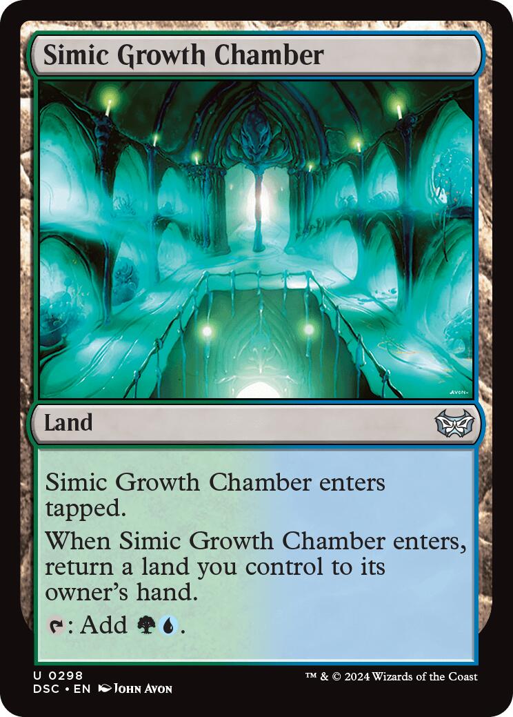Simic Growth Chamber [Duskmourn: House of Horror Commander] | I Want That Stuff Brandon
