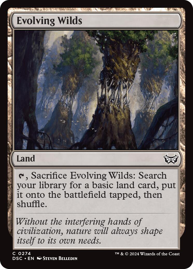 Evolving Wilds [Duskmourn: House of Horror Commander] | I Want That Stuff Brandon