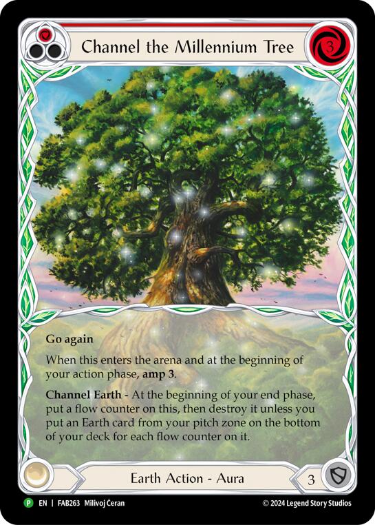 Channel the Millennium Tree [FAB263] (Promo)  Cold Foil | I Want That Stuff Brandon