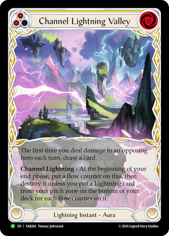 Channel Lightning Valley [FAB264] (Promo)  Cold Foil | I Want That Stuff Brandon