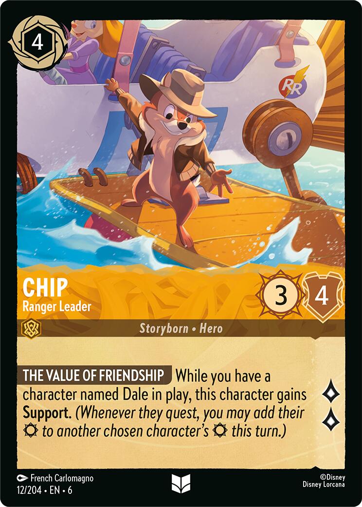 Chip - Ranger Leader (12/204) [Azurite Sea] | I Want That Stuff Brandon