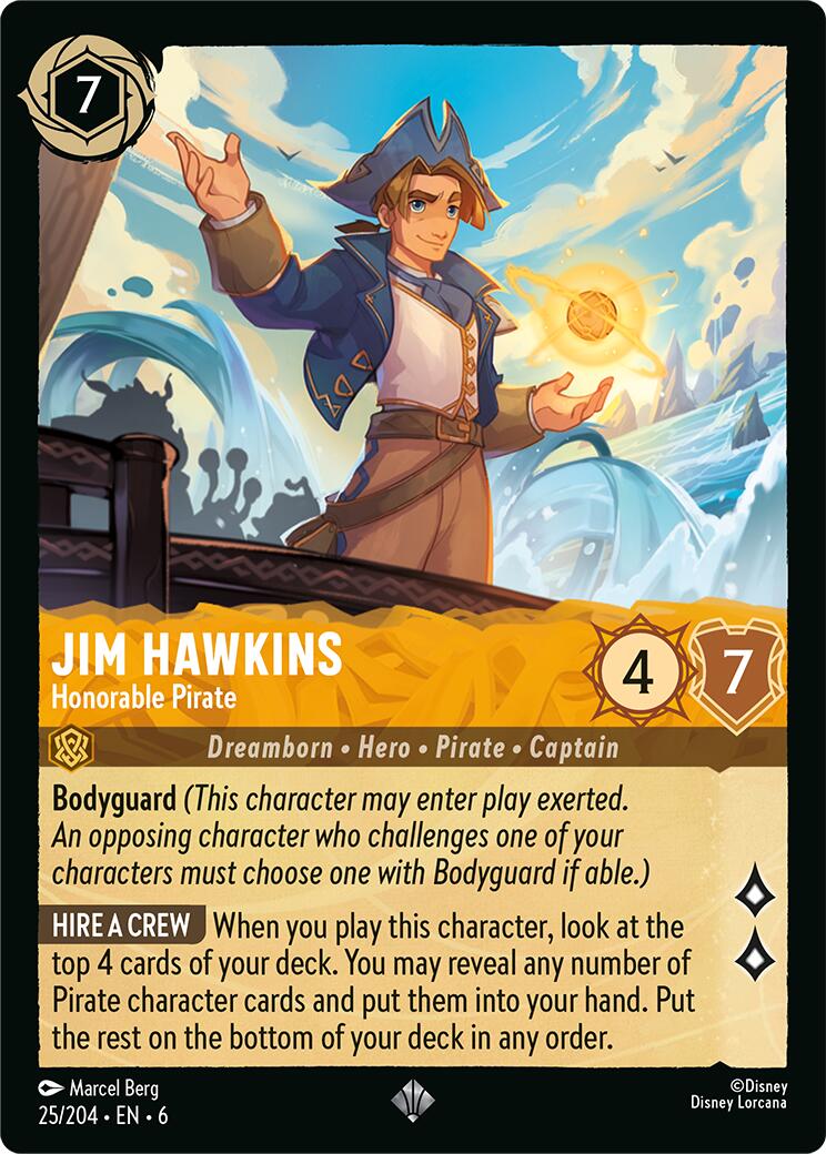 Jim Hawkins - Honorable Pirate (25/204) [Azurite Sea] | I Want That Stuff Brandon