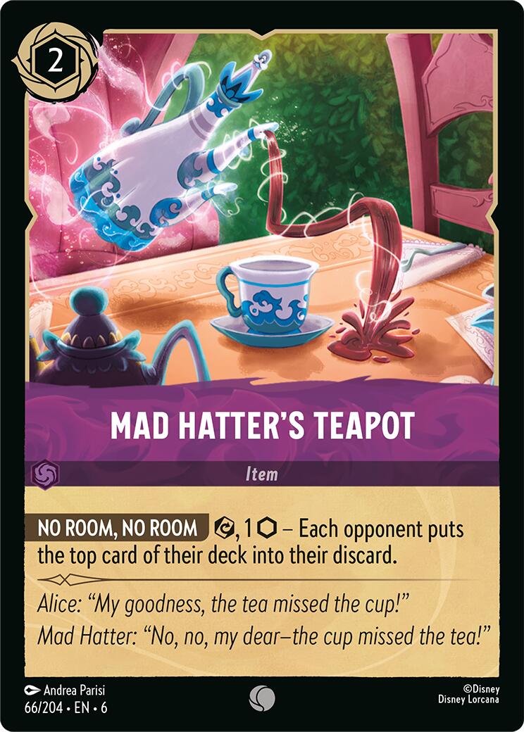 Mad Hatter's Teapot (66/204) [Azurite Sea] | I Want That Stuff Brandon