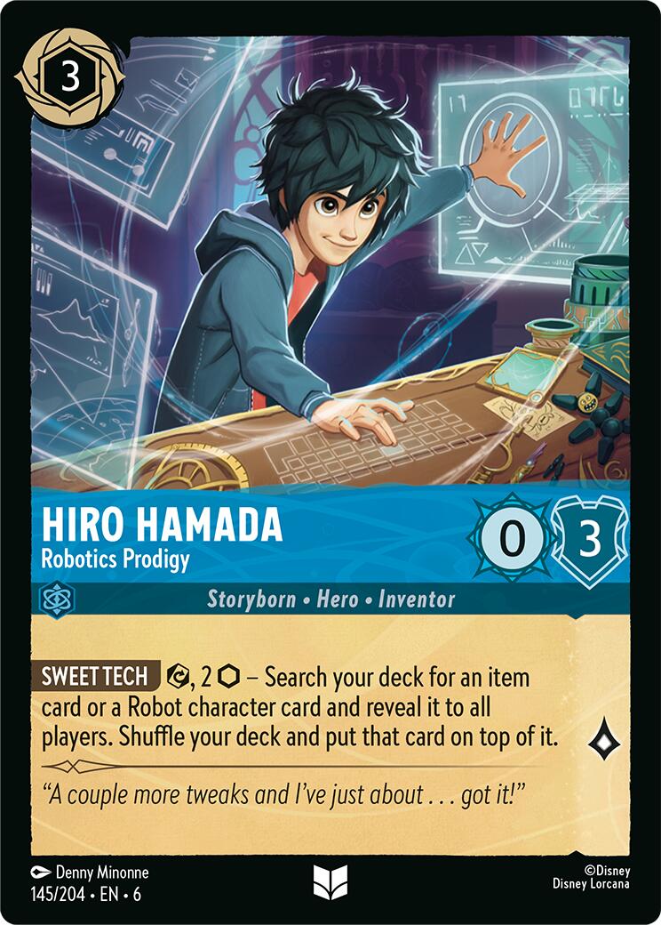 Hiro Hamada - Robotics Prodigy (145/204) [Azurite Sea] | I Want That Stuff Brandon
