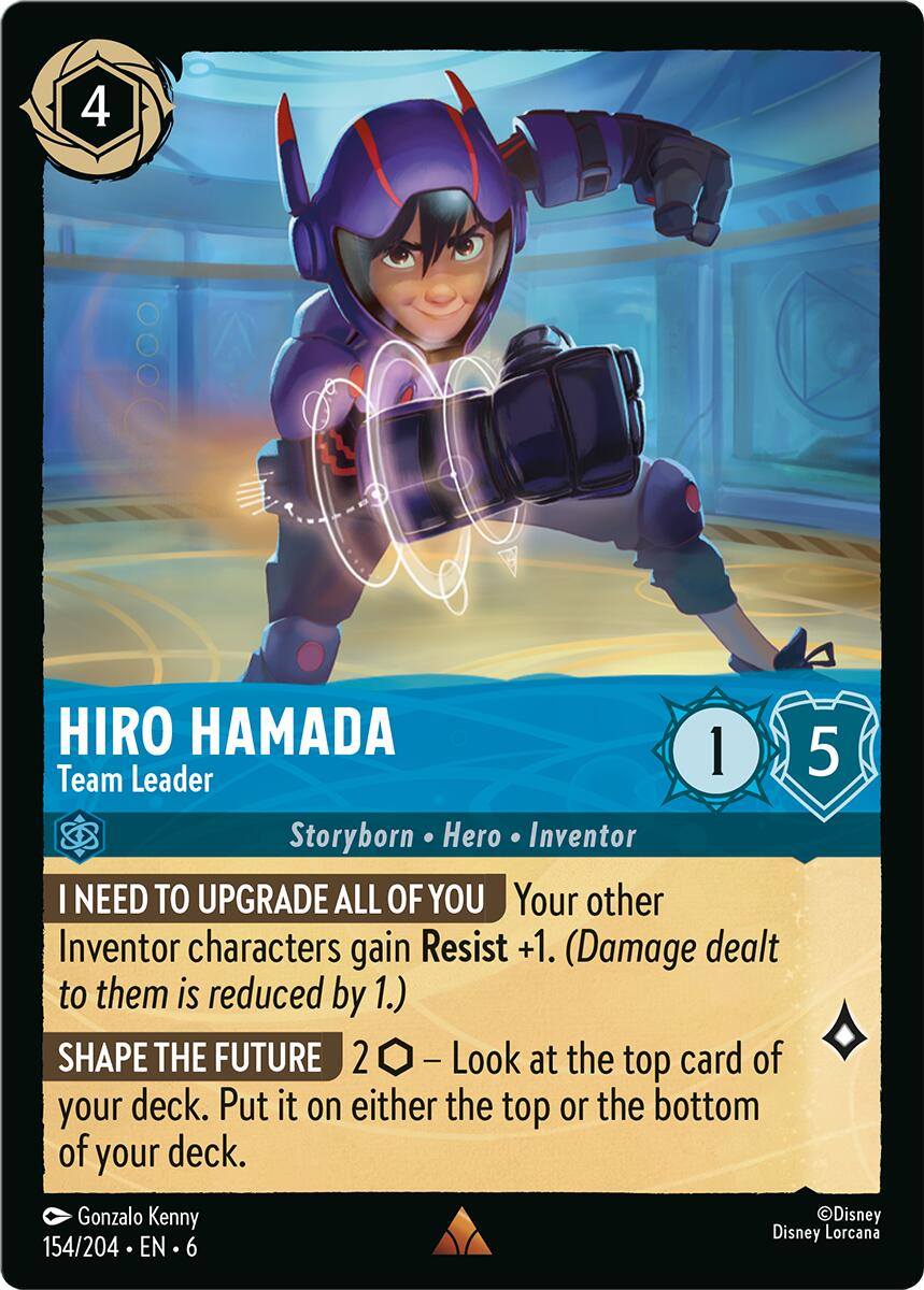 Hiro Hamada - Team Leader (154/204) [Azurite Sea] | I Want That Stuff Brandon