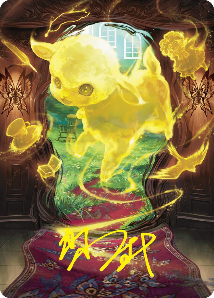Enduring Innocence Art Card (Gold-Stamped Signature) [Duskmourn: House of Horror Art Series] | I Want That Stuff Brandon