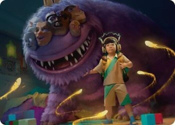 Toby, Beastie Befriender Art Card [Duskmourn: House of Horror Art Series] | I Want That Stuff Brandon