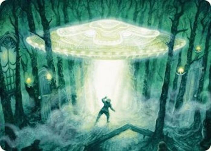 Unidentified Hovership Art Card [Duskmourn: House of Horror Art Series] | I Want That Stuff Brandon