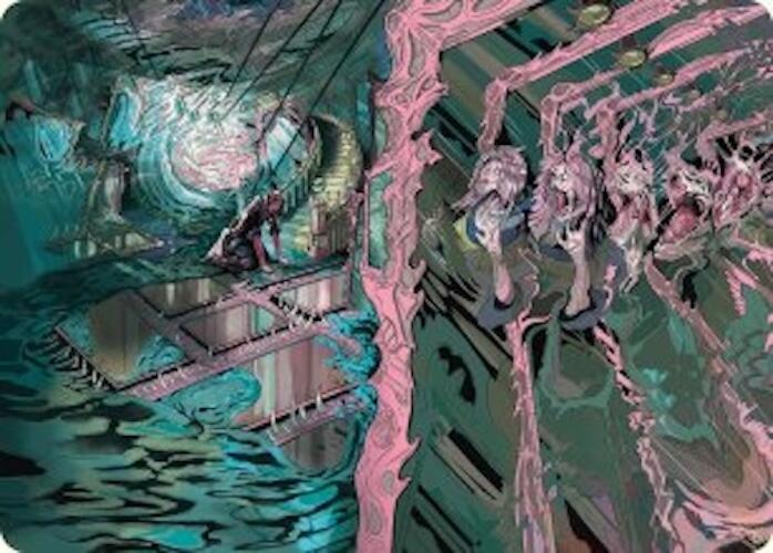 Mirror Room // Fractured Realm Art Card [Duskmourn: House of Horror Art Series] | I Want That Stuff Brandon