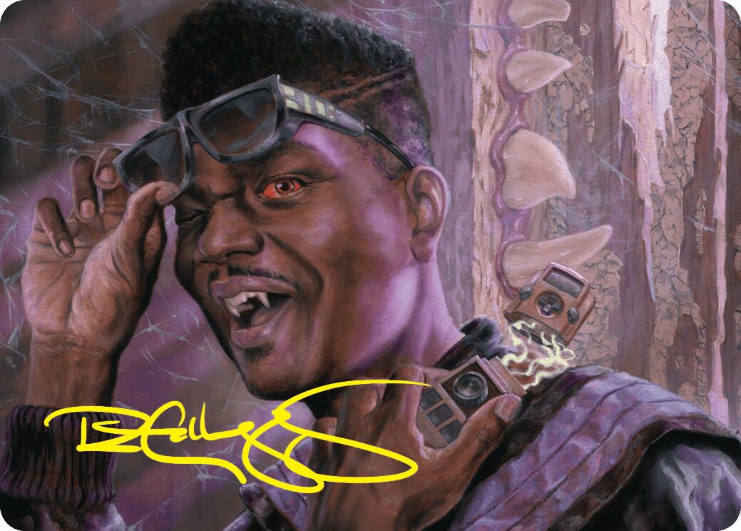 Dashing Bloodsucker Art Card (Gold-Stamped Signature) [Duskmourn: House of Horror Art Series] | I Want That Stuff Brandon