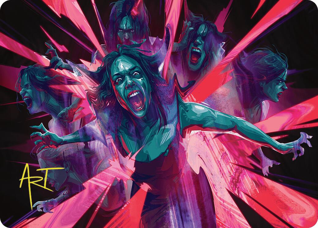 Waltz of Rage Art Card (Gold-Stamped Signature) [Duskmourn: House of Horror Art Series] | I Want That Stuff Brandon