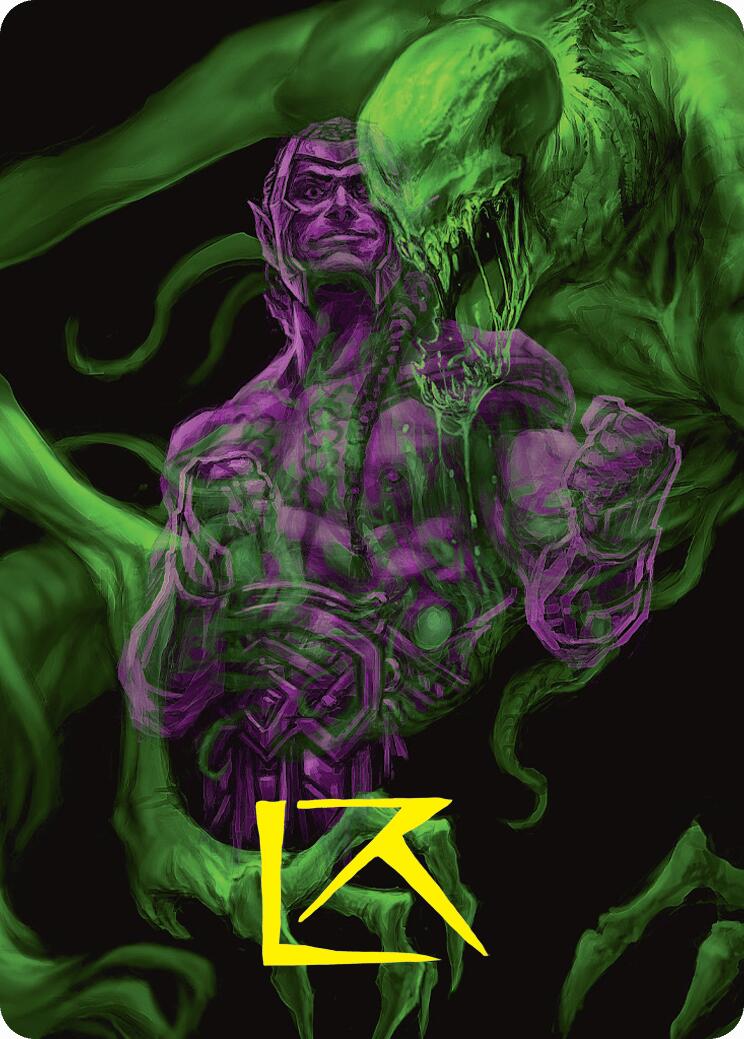 Tyvar, the Pummeler Art Card (Gold-Stamped Signature) [Duskmourn: House of Horror Art Series] | I Want That Stuff Brandon