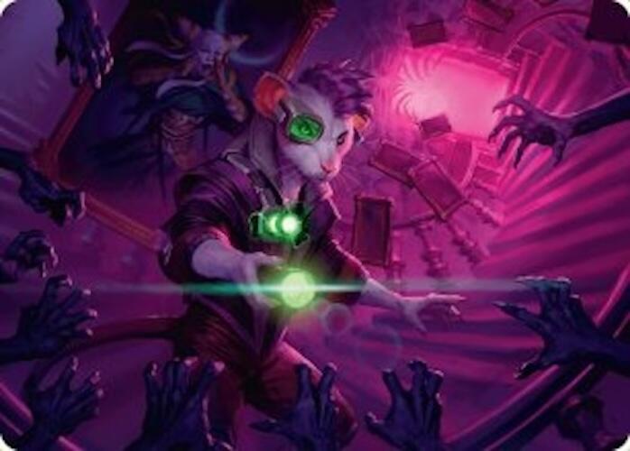 Nashi, Searcher in the Dark Art Card (21/54) [Duskmourn: House of Horror Art Series] | I Want That Stuff Brandon