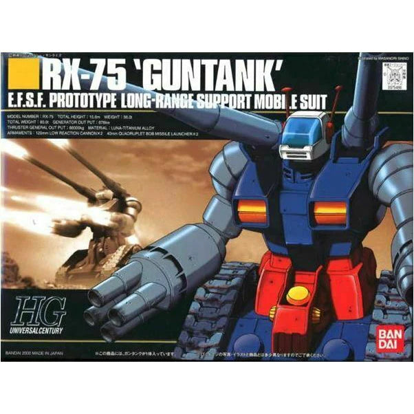 RX-75 Guntank m- E.F.S.F. Prototype Long-range Support Mobile Suit 1/144 | I Want That Stuff Brandon