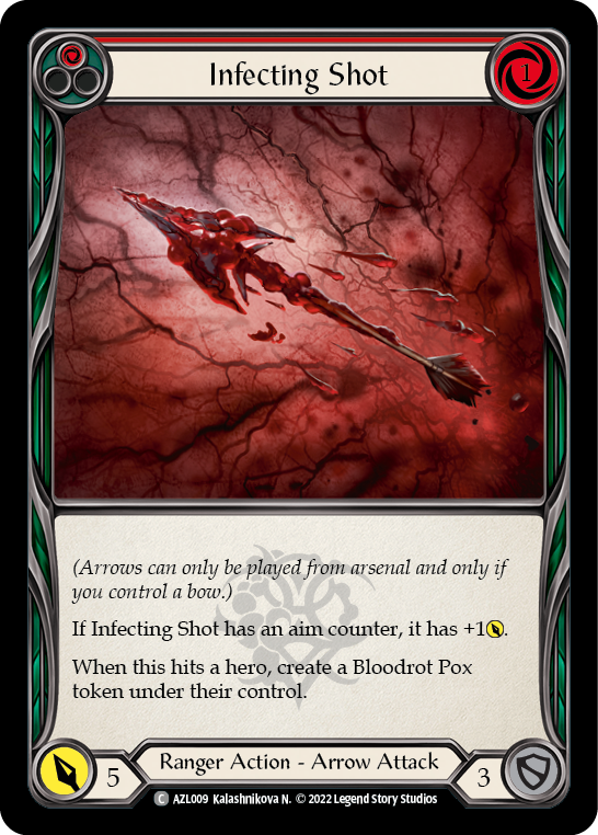 Infecting Shot (Red) [AZL009] (Outsiders Azalea Blitz Deck) | I Want That Stuff Brandon