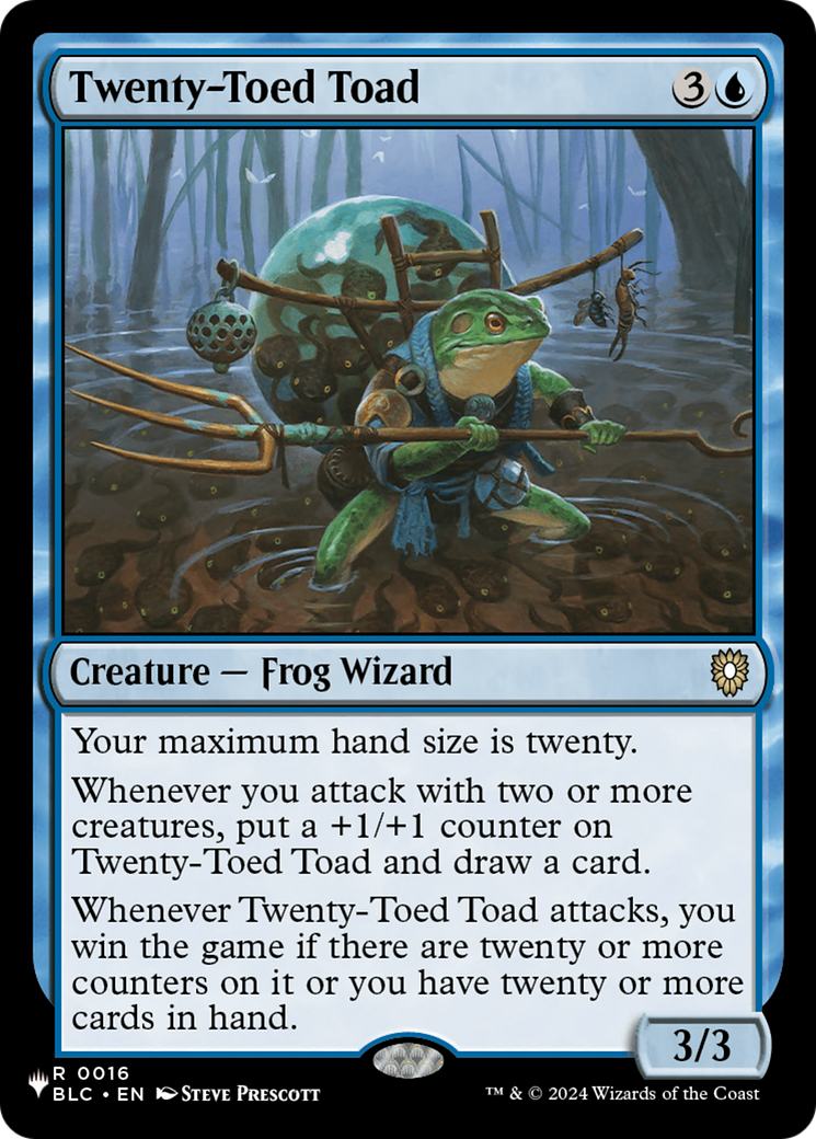 Twenty-Toed Toad [The List] | I Want That Stuff Brandon