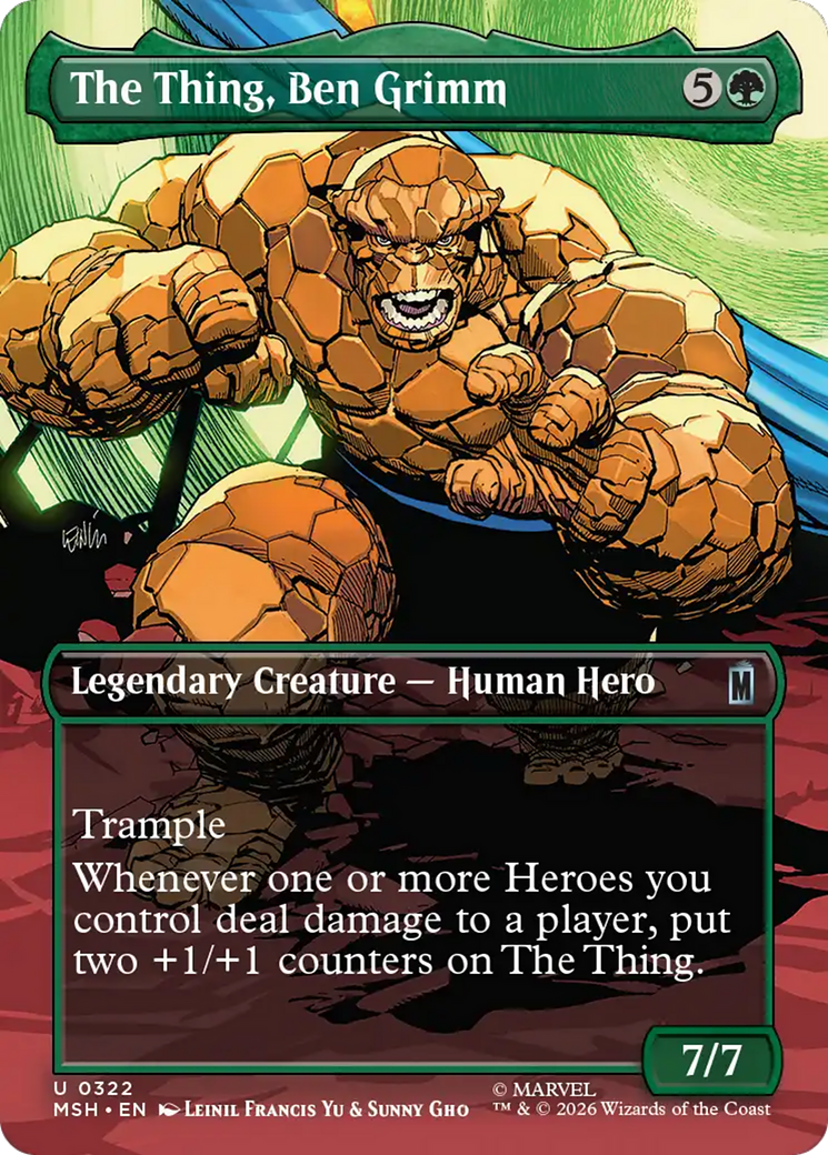 The Thing, Ben Grimm (Borderless) [Marvel Super Heroes] | I Want That Stuff Brandon