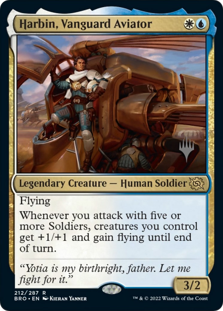 Harbin, Vanguard Aviator (Promo Pack) [The Brothers' War Promos] | I Want That Stuff Brandon