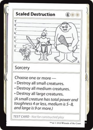 Scaled Destruction (2021 Edition) [Mystery Booster Playtest Cards] | I Want That Stuff Brandon