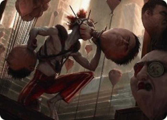 The Jolly Balloon Man Art Card [Duskmourn: House of Horror Art Series] | I Want That Stuff Brandon