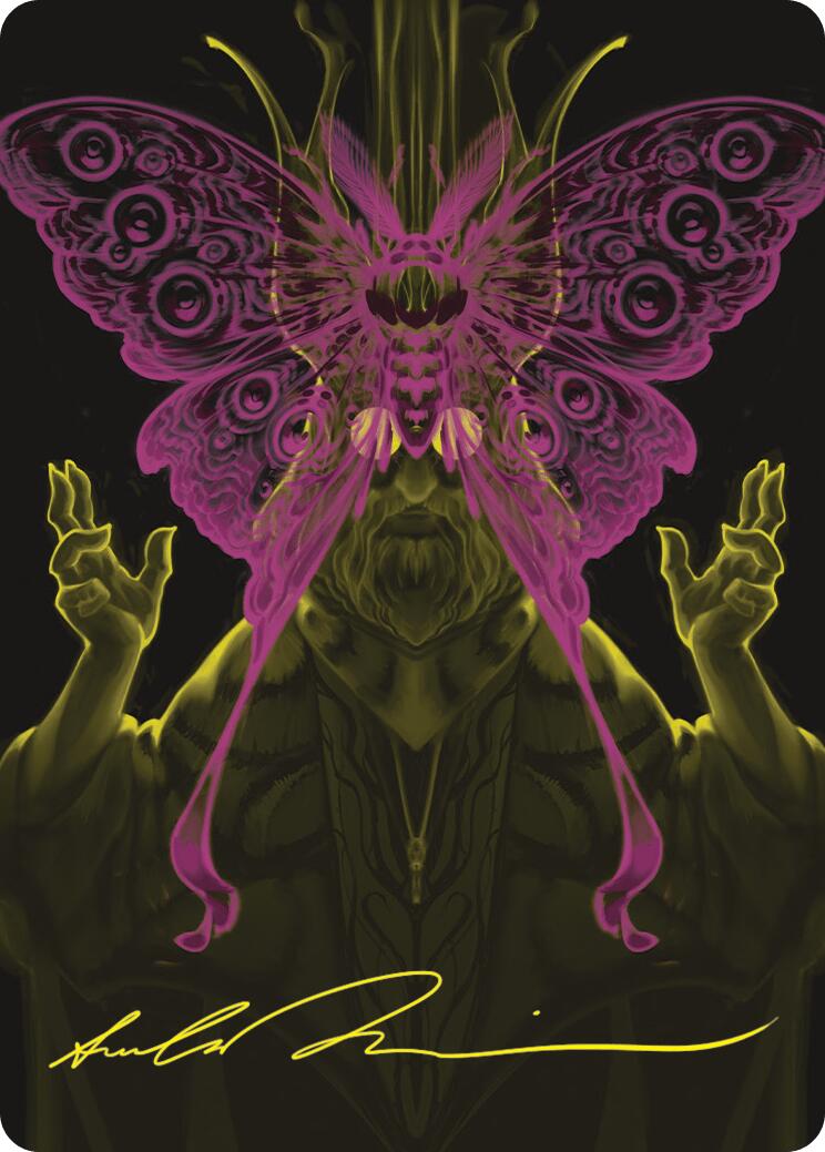 Victor, Valgavoth's Seneschal Art Card (44/54) (Gold-Stamped Signature) [Duskmourn: House of Horror Art Series] | I Want That Stuff Brandon