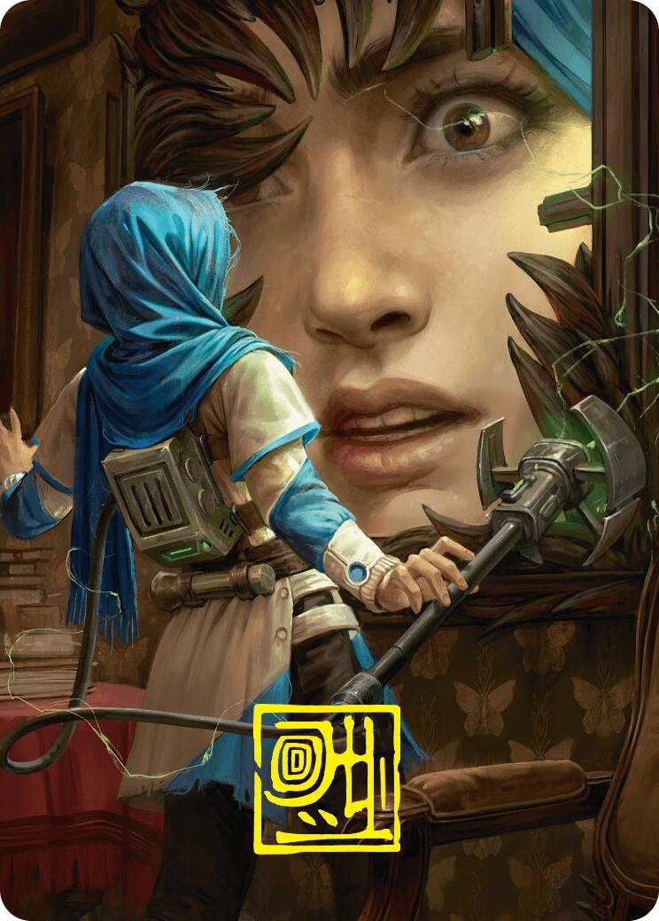 Reality Is Mine to Control Art Card (Gold-Stamped Signature) [Duskmourn: House of Horror Art Series] | I Want That Stuff Brandon