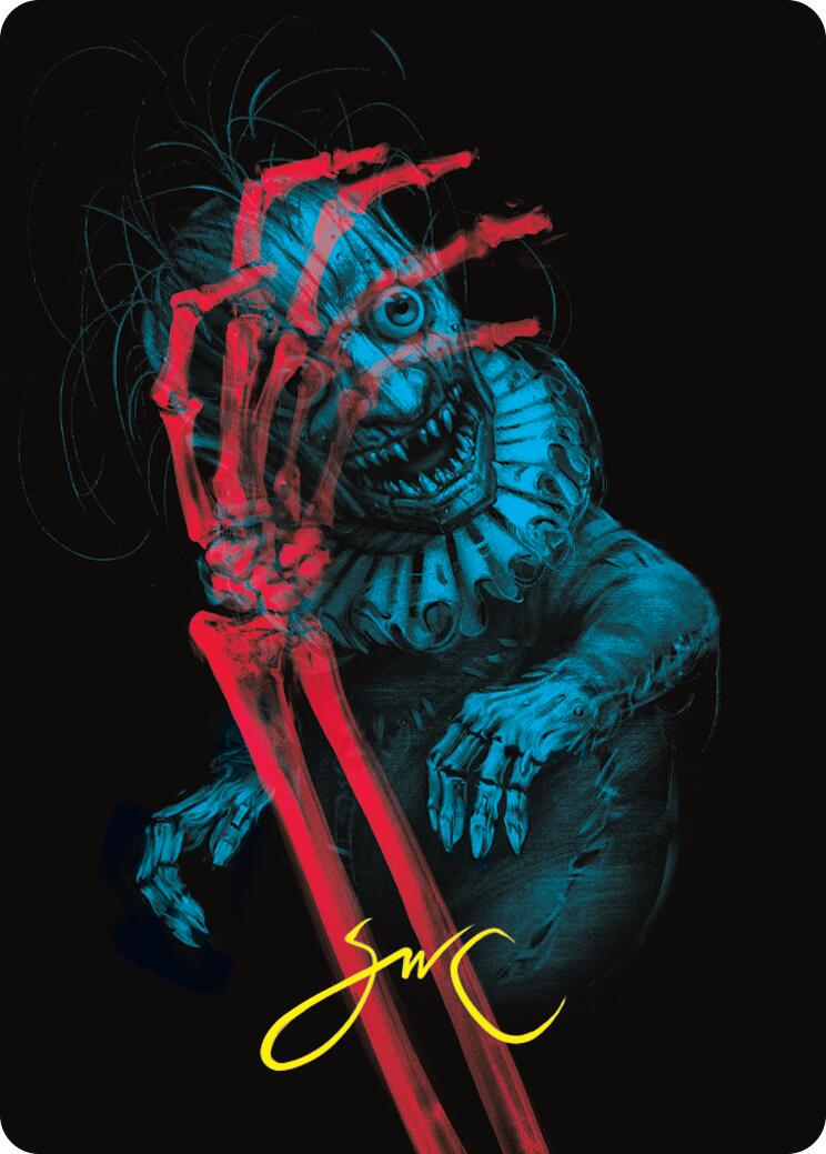 Marvin, Murderous Mimic Art Card (Gold-Stamped Signature) [Duskmourn: House of Horror Art Series] | I Want That Stuff Brandon