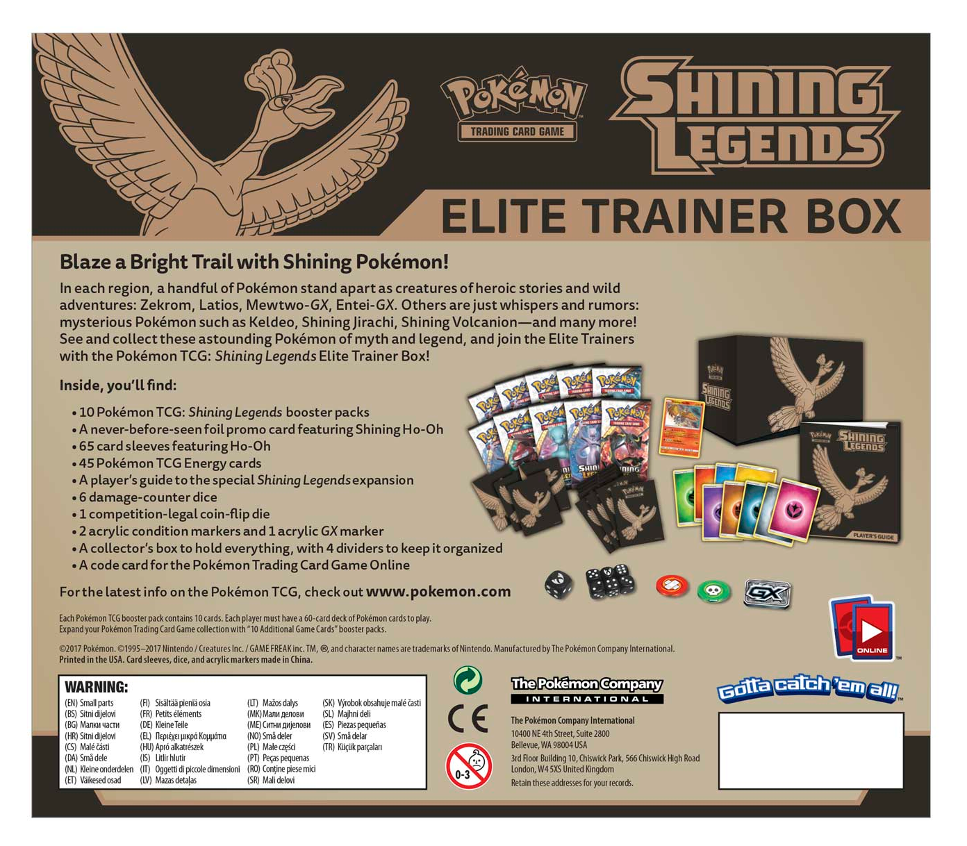 Shining Legends - Elite Trainer Box | I Want That Stuff Brandon