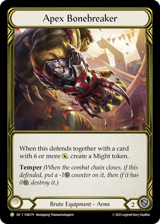 Apex Bonebreaker [FAB179] (Promo)  Cold Foil | I Want That Stuff Brandon