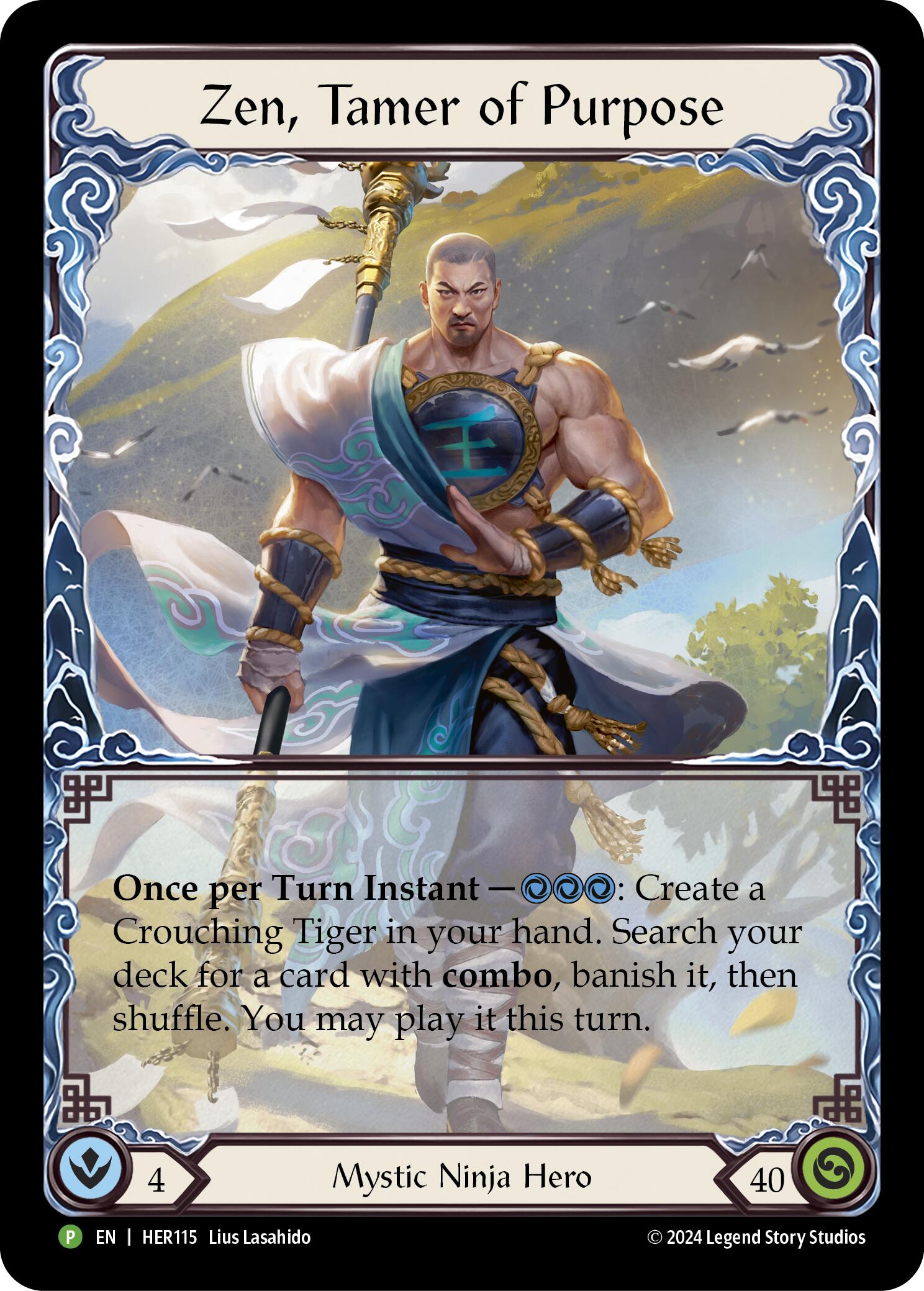 Zen, Tamer of Purpose [HER115] (Promo)  Rainbow Foil | I Want That Stuff Brandon