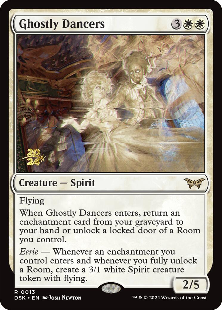 Ghostly Dancers [Duskmourn: House of Horror Prerelease Promos] | I Want That Stuff Brandon