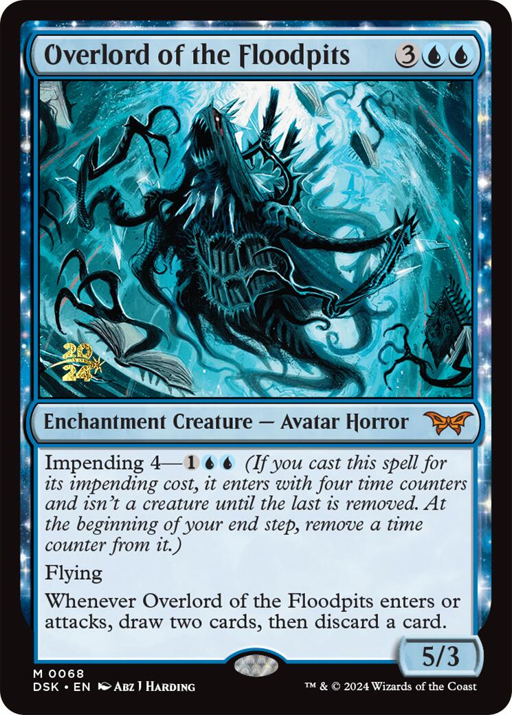 Overlord of the Floodpits [Duskmourn: House of Horror Prerelease Promos] | I Want That Stuff Brandon